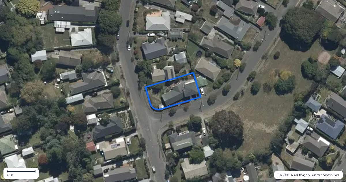 Property context map for 22 Sevenoaks Drive, Bryndwr, Christchurch