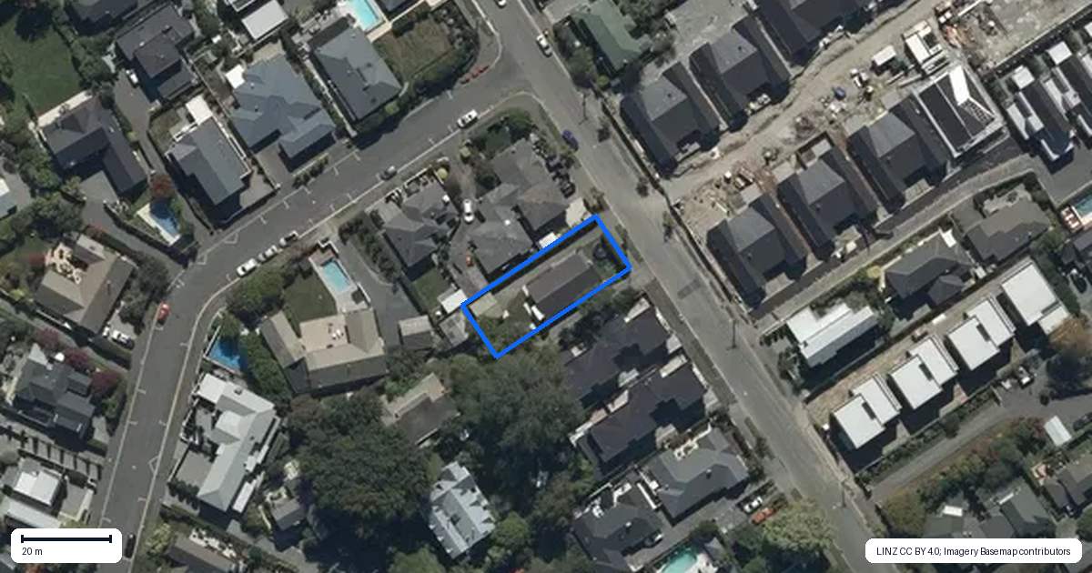 Property context map for 55 Browns Road, St Albans, Christchurch