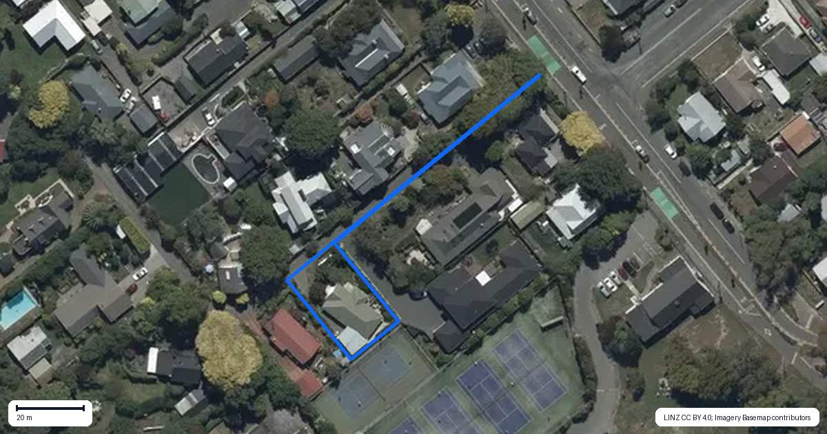 Property context map for 7 Stable Court Lane, Spreydon, Christchurch
