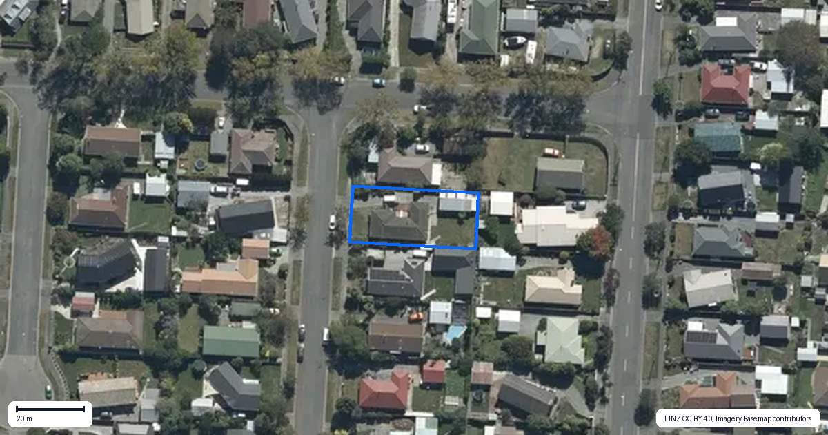Property context map for 36 Jenkins Avenue, Redwood, Christchurch