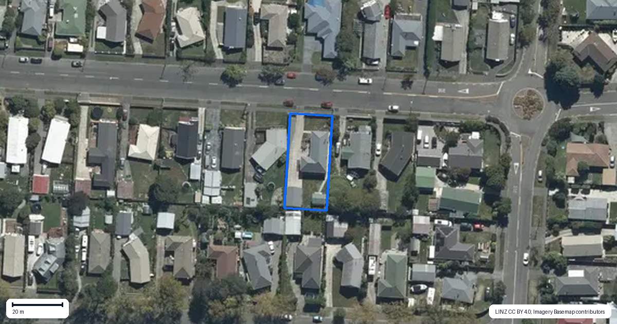 Property context map for 90 Farquhars Road, Redwood, Christchurch