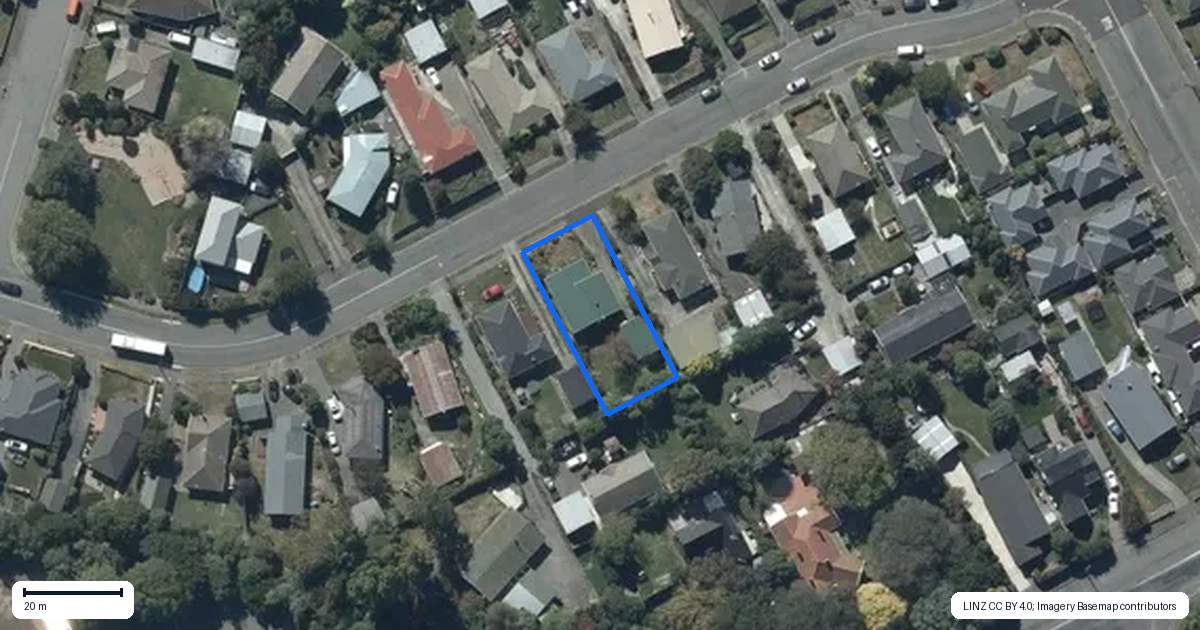 Property context map for 61 Wales Street, Halswell, Christchurch