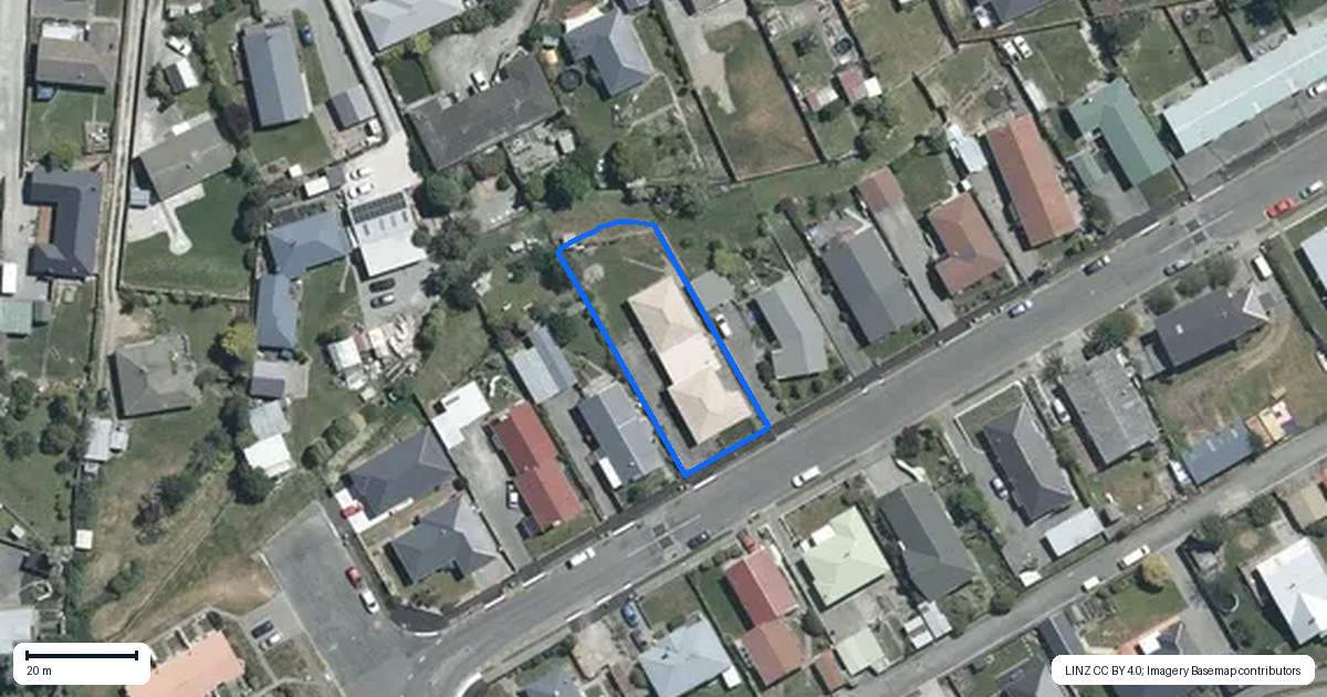 Property context map for 71A Ranui Avenue, Waimataitai, Timaru