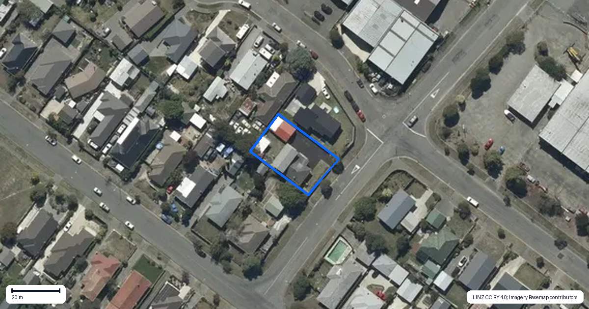 Property context map for 3 Tahuna Street, Wainoni, Christchurch