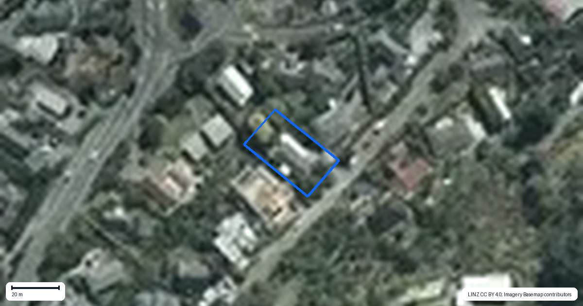 Property context map for 16 Ocean View Terrace, Sumner, Christchurch