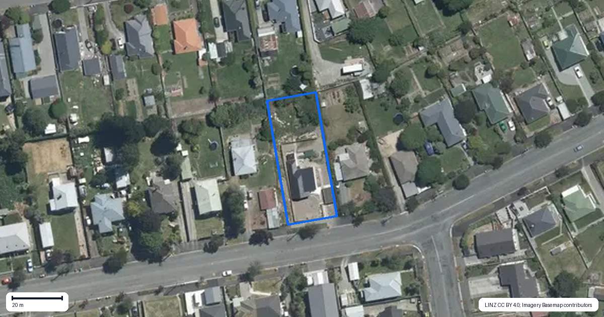 Property context map for 75 Luxmoore Road, Marchwiel, Timaru