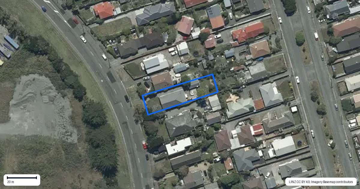 Property context map for 87 Union Street, New Brighton, Christchurch