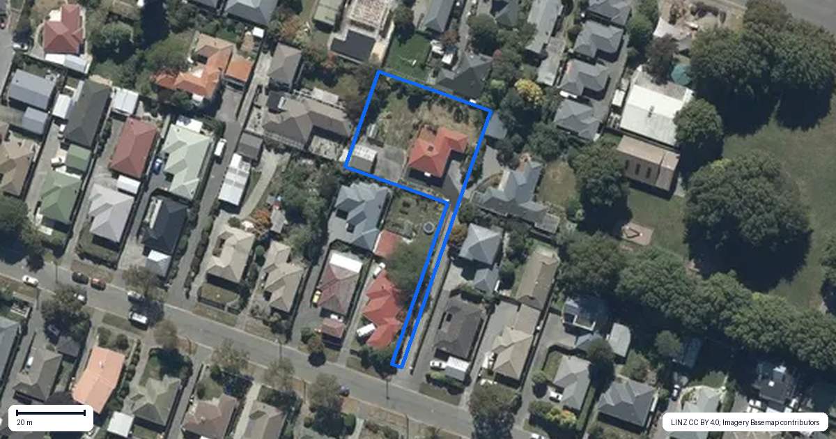 Property context map for 18 Bevington Street, Avonhead, Christchurch