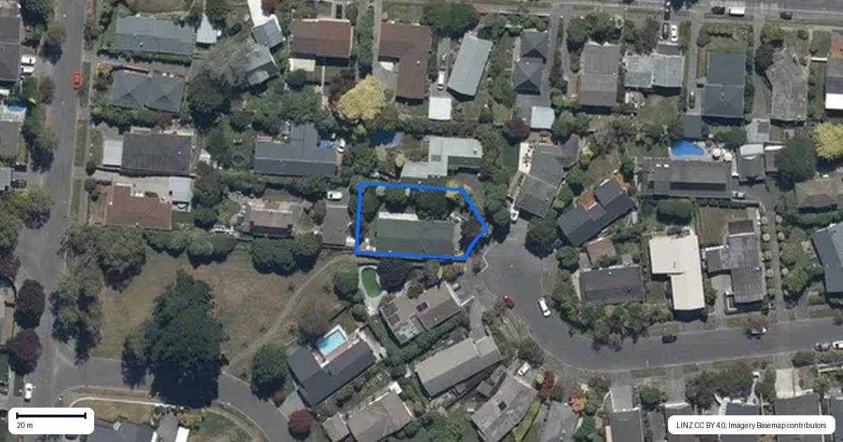Property context map for 39 Highfield Place, Avonhead, Christchurch