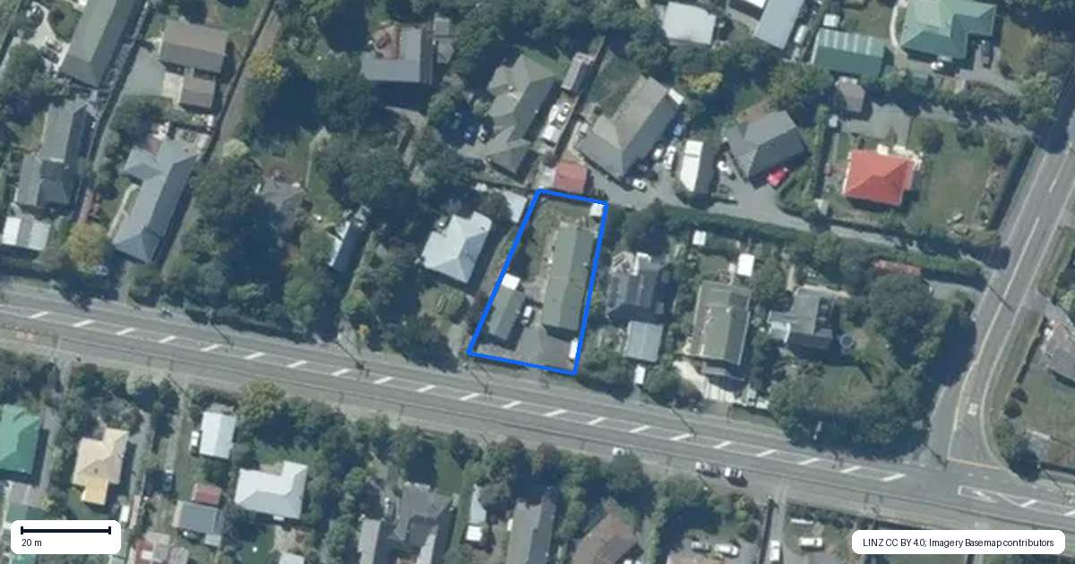 Property context map for 396 Ellesmere Junction Road, Springston