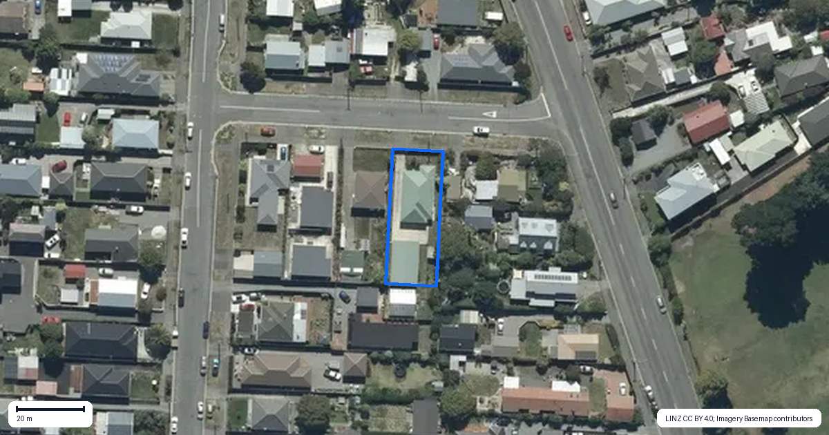 Property context map for 9 Dennitt Street, New Brighton, Christchurch