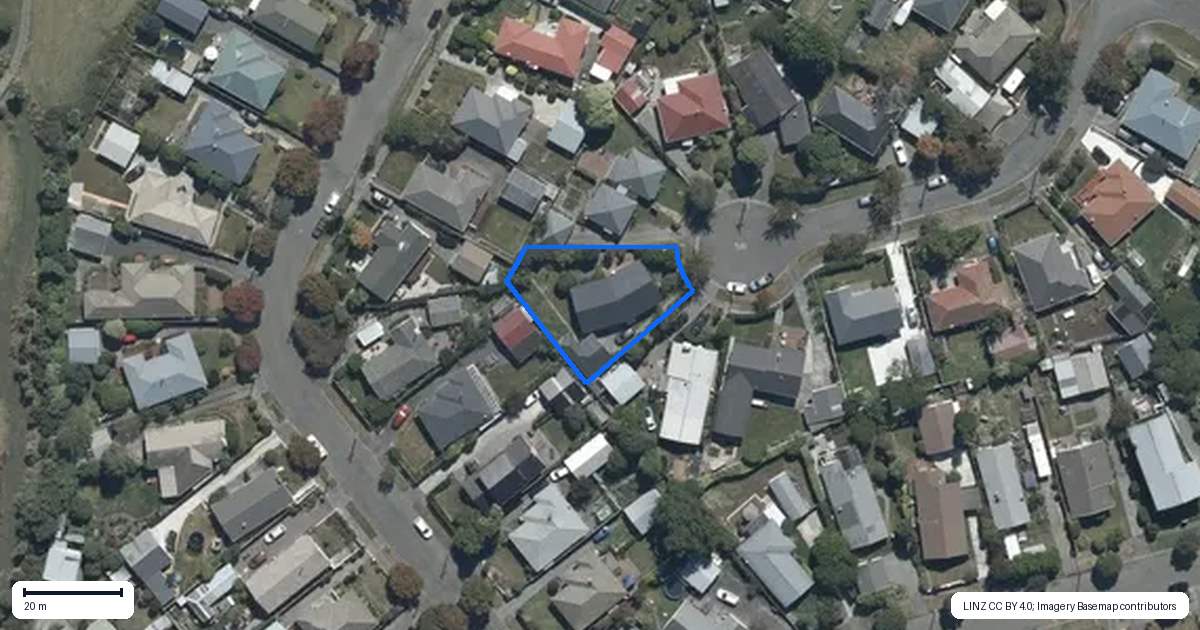 Property context map for 14 Ron Place, Bishopdale, Christchurch