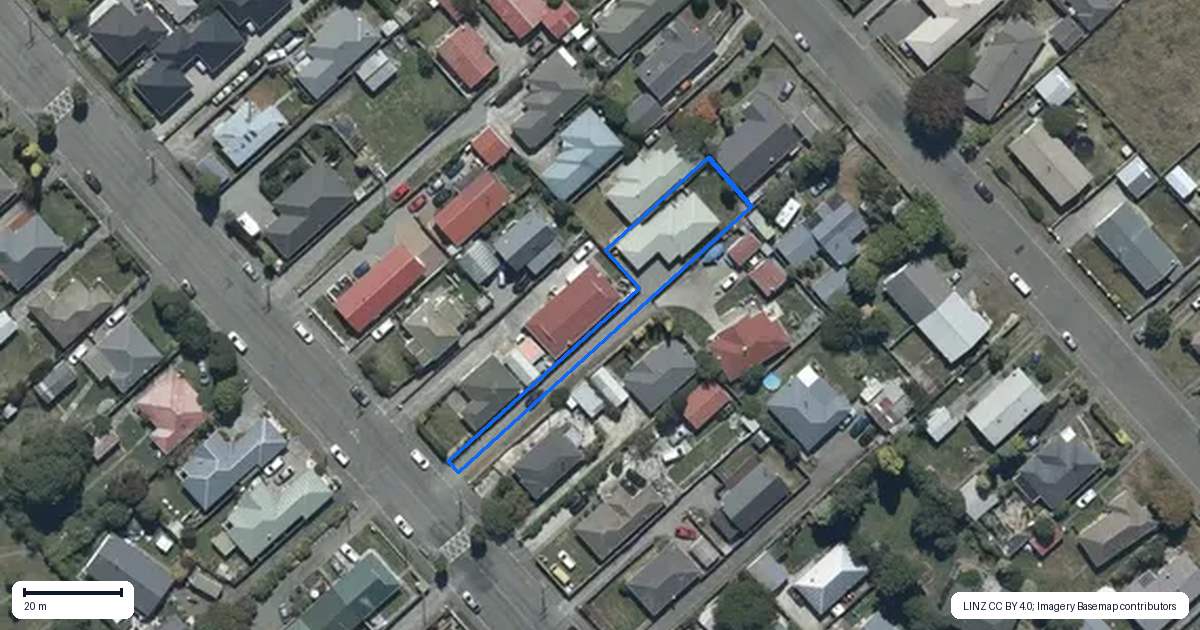 Property context map for 53A Brynley Street, Hornby, Christchurch