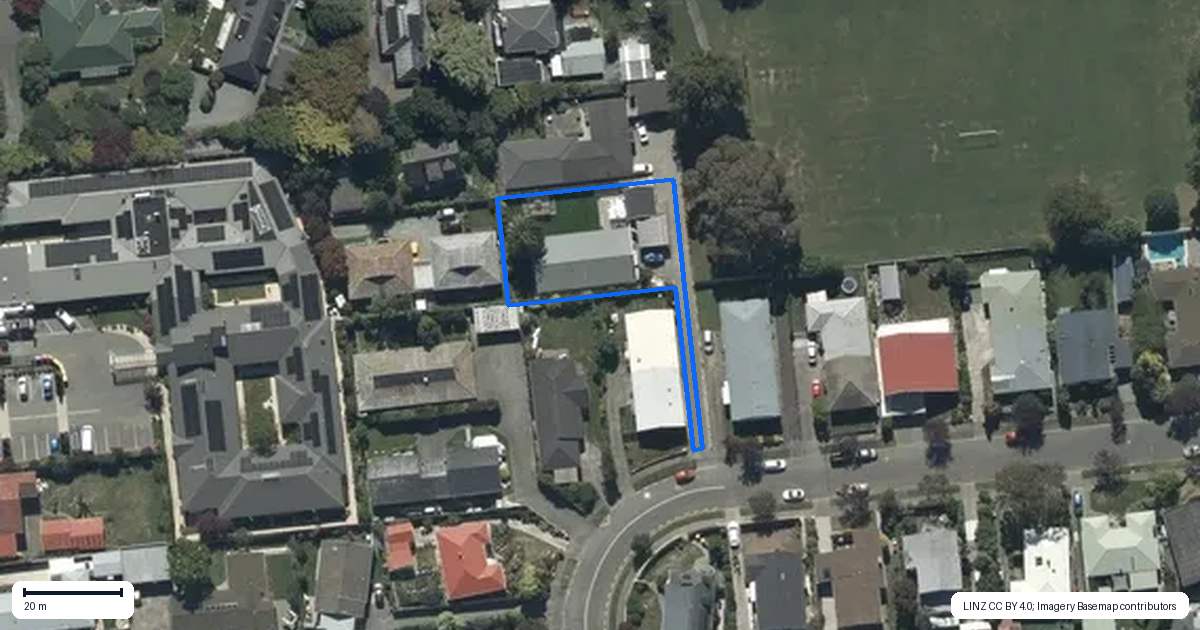Property context map for 18A Colligan Street, Upper Riccarton, Christchurch
