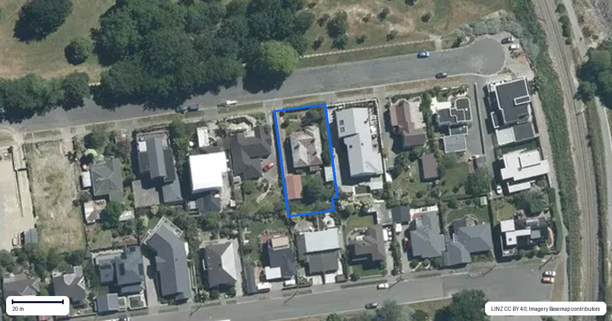 Property context map for 33 Park View Terrace, Maori Hill, Timaru