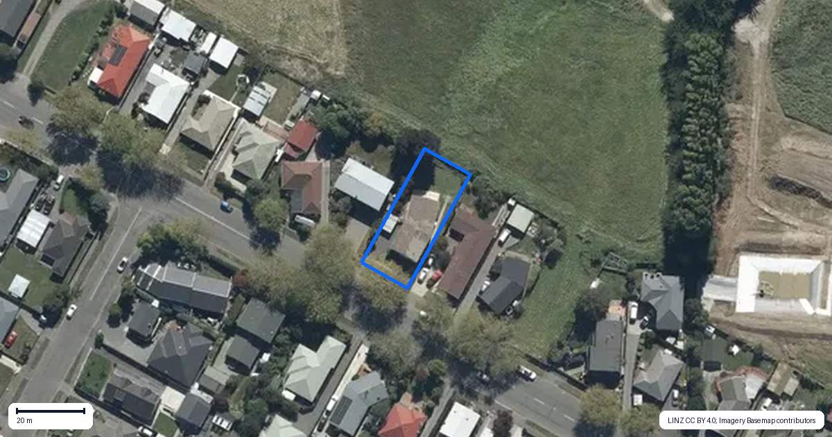 Property context map for 30 Claridges Road, Casebrook, Christchurch