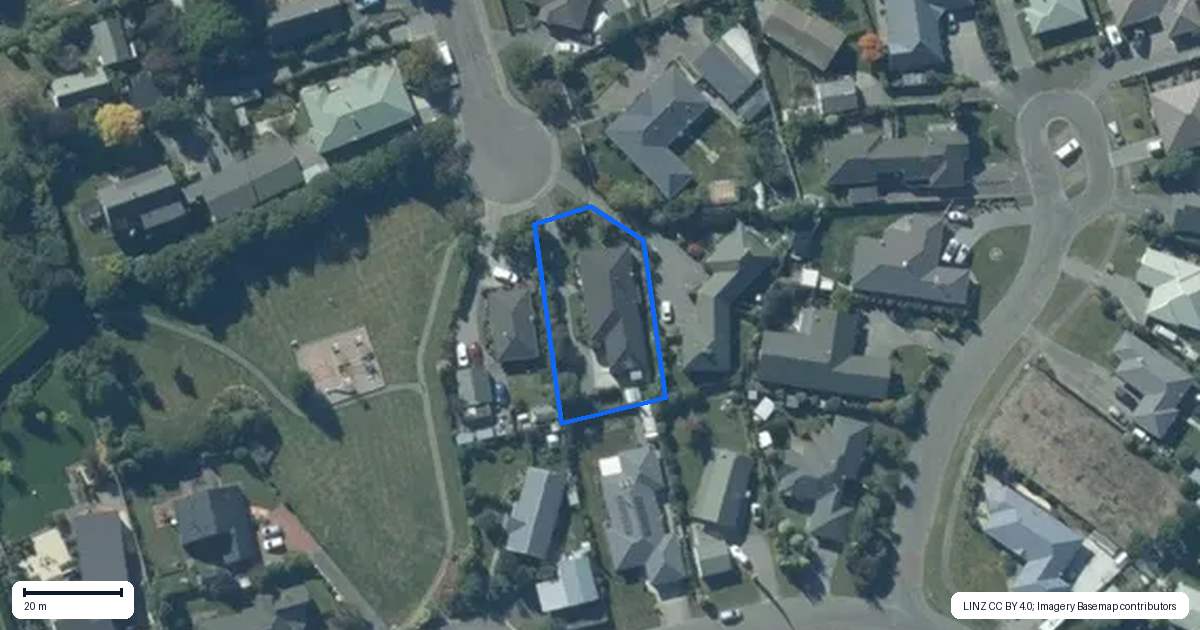 Property context map for 39 Oakden Drive, Darfield