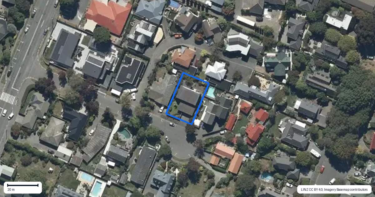 Property context map for 11 Jamell Place, Avonhead, Christchurch