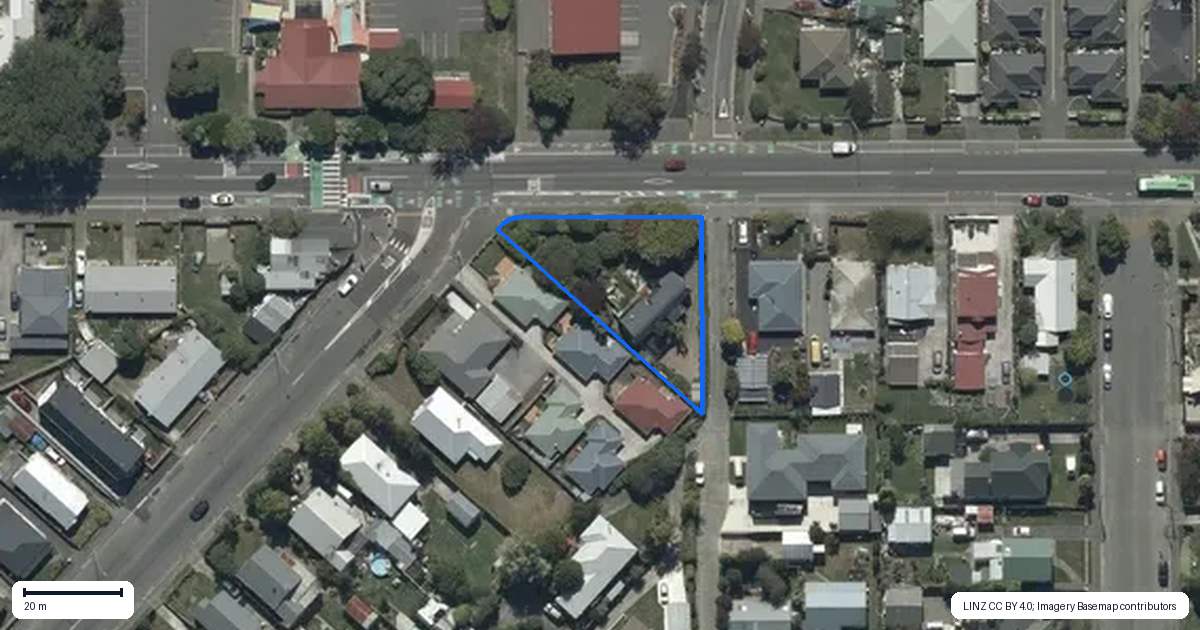 Property context map for 218 Woodham Road, Linwood, Christchurch