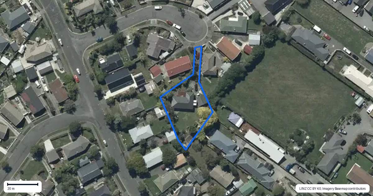 Property context map for 8 Lomond Place, Woolston, Christchurch