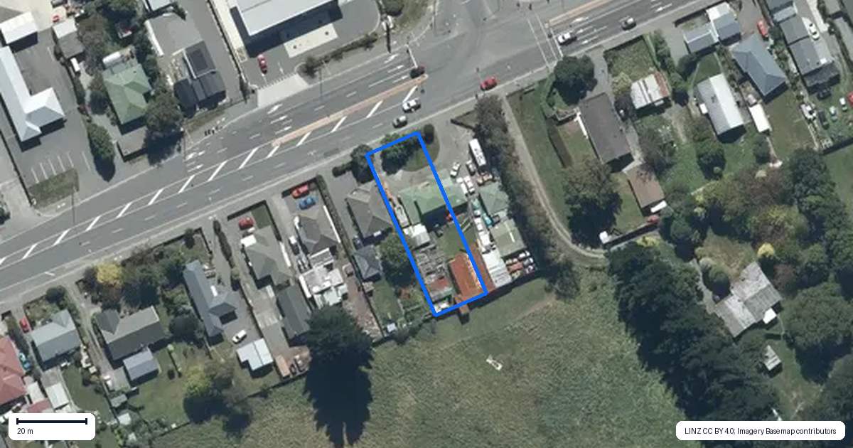 Property context map for 693 Main South Road, Islington, Christchurch
