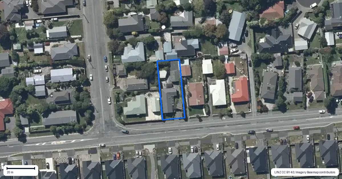 Property context map for 41 Glovers Road, Halswell, Christchurch