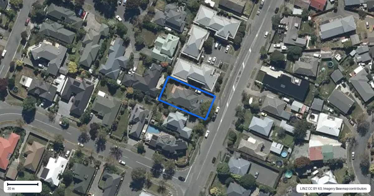 Property context map for 187 Withells Road, Avonhead, Christchurch