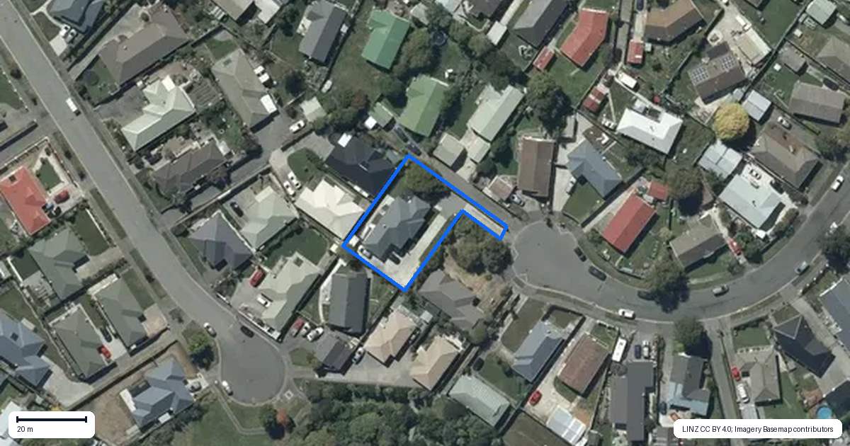 Property context map for 36 Claymore Street, Woolston, Christchurch