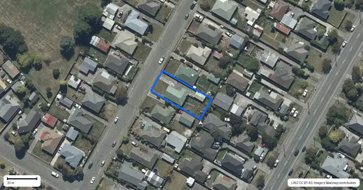 Property context map for 24 Blankney Street, Hornby, Christchurch