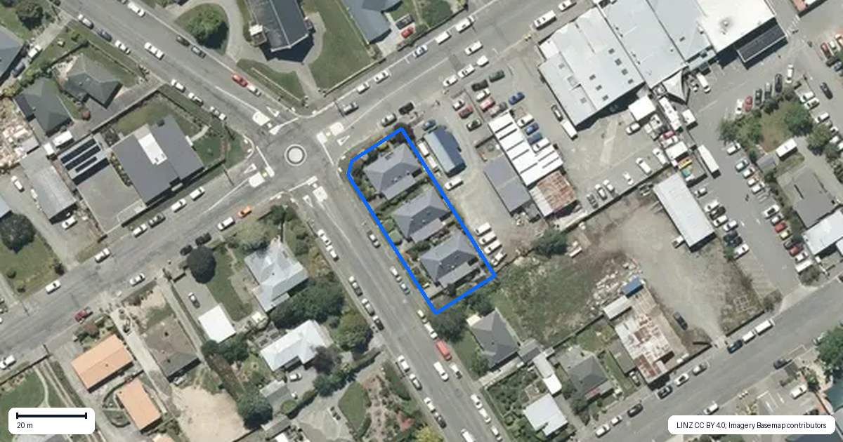 Property context map for 19 Peel Street, Geraldine
