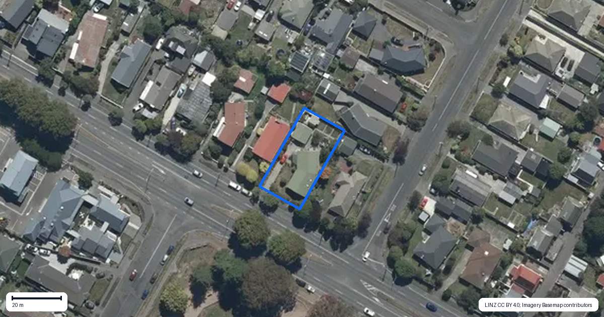 Property context map for 364 Harewood Road, Bishopdale, Christchurch