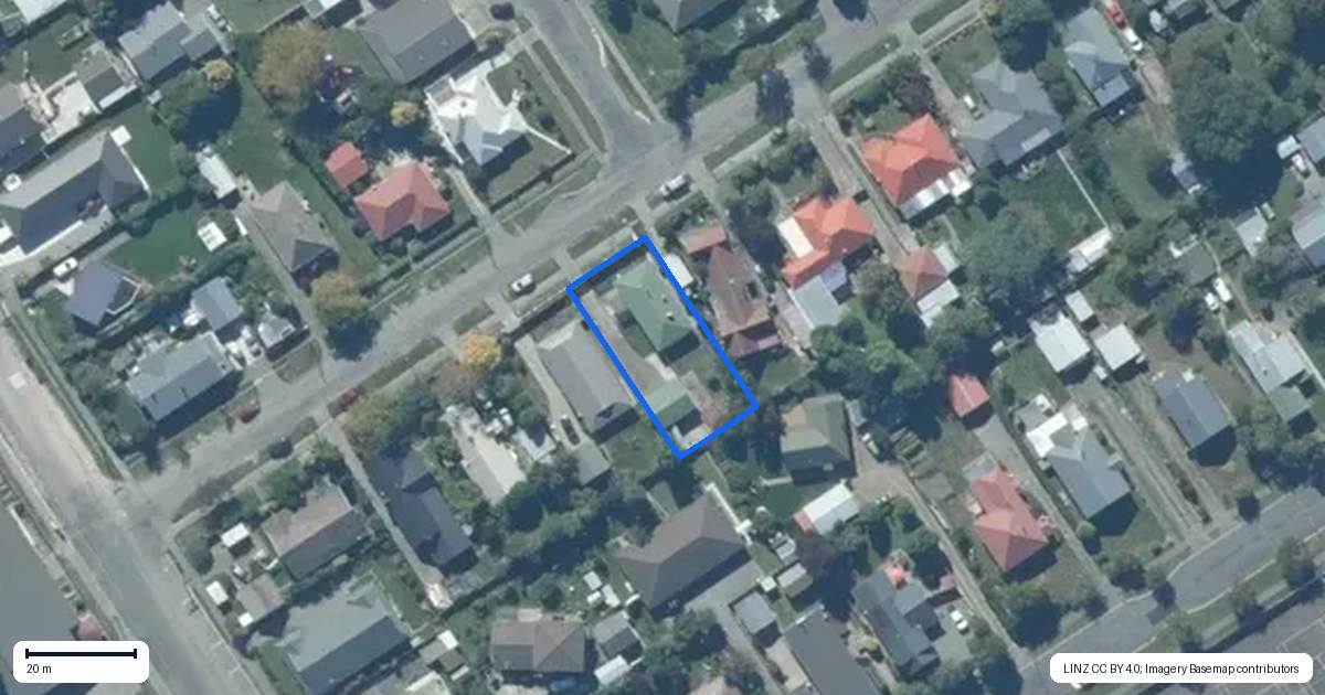 Property context map for 34 Pennington Street, Leeston