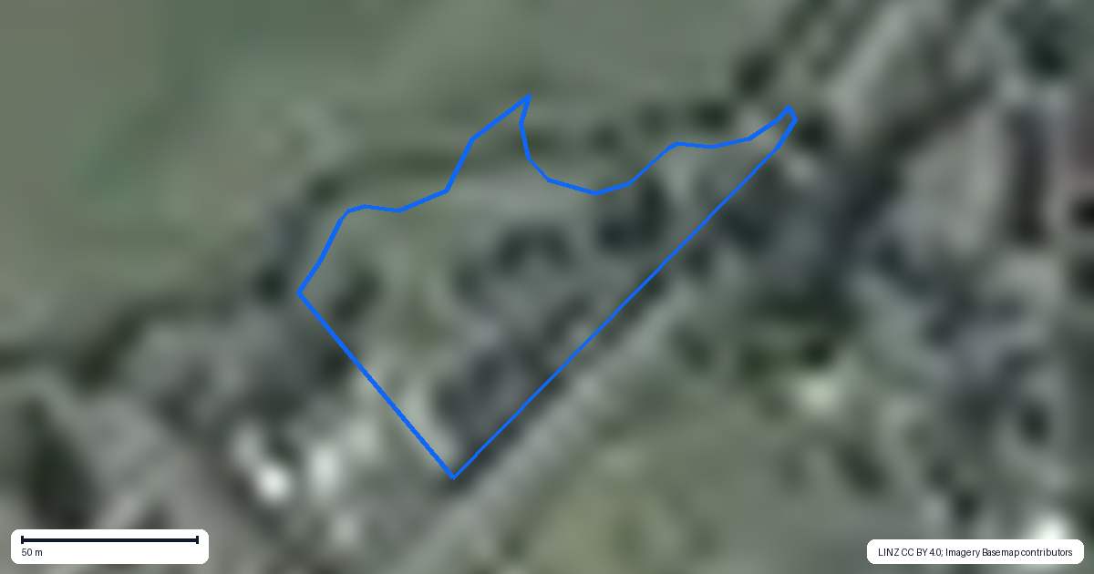 Property context map for 280 Old Tai Tapu Road, Tai Tapu