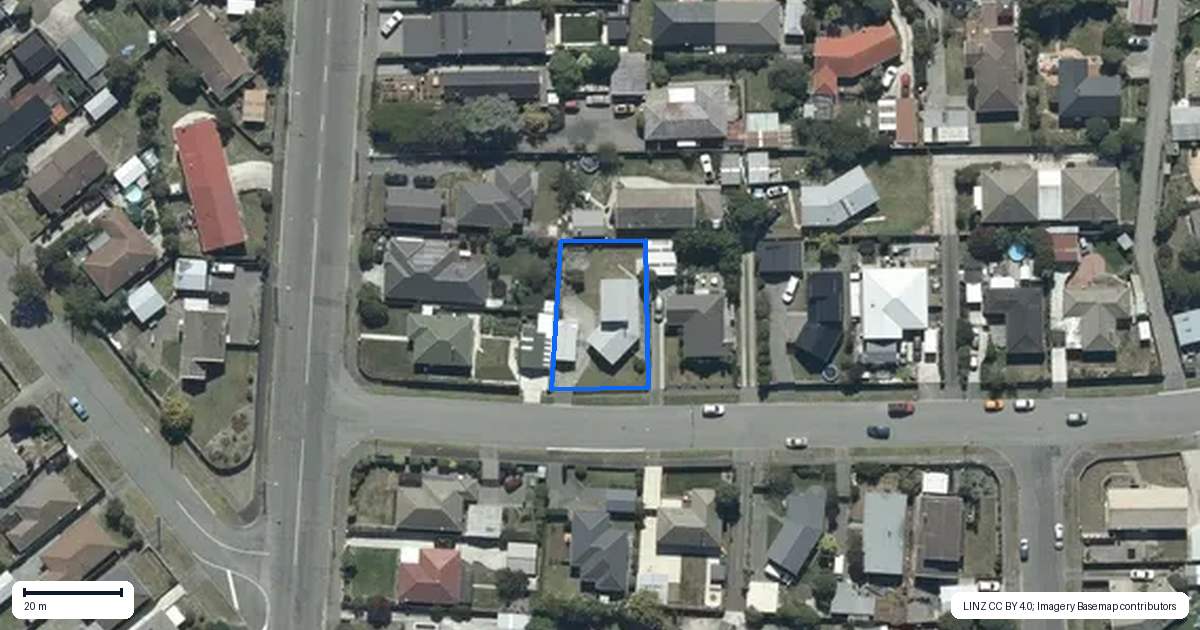 Property context map for 3 Philomel Street, North New Brighton, Christchurch