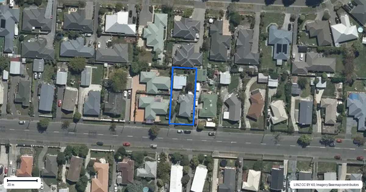 Property context map for 77 Farquhars Road, Redwood, Christchurch