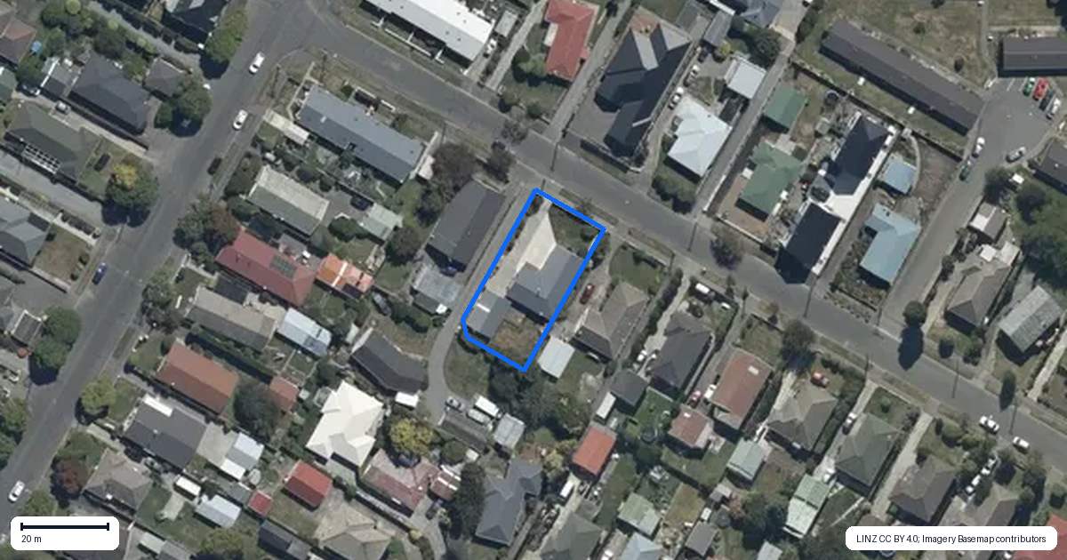 Property context map for 39 Raleigh Street, Bishopdale, Christchurch