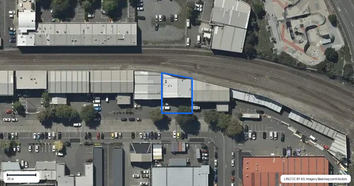 Property context map for 59 Carlyle Street, Sydenham, Christchurch