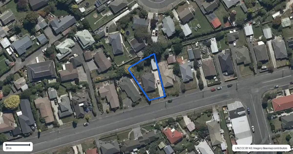 Property context map for 27 Ranger Street, Mairehau, Christchurch