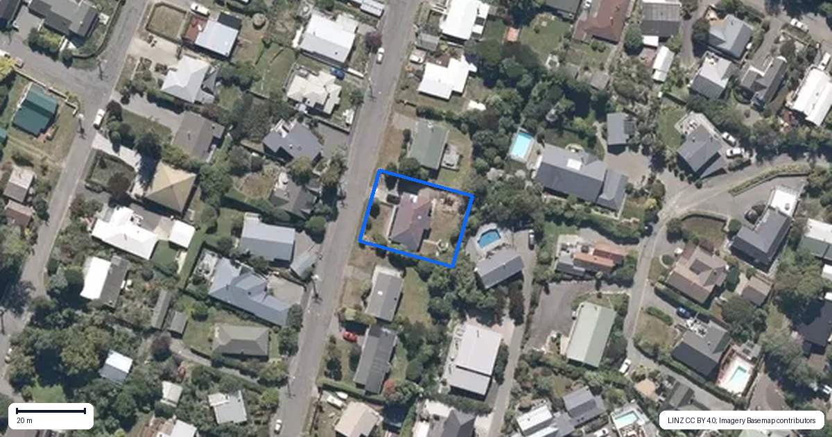 Property context map for 7 Watson Street, Akaroa