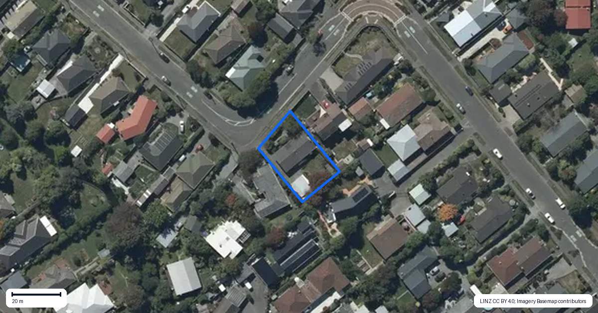 Property context map for 2 Woodbank Street, Somerfield, Christchurch