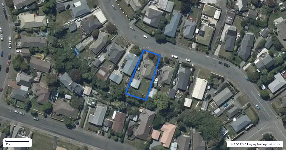 Property context map for 141 Wales Street, Halswell, Christchurch