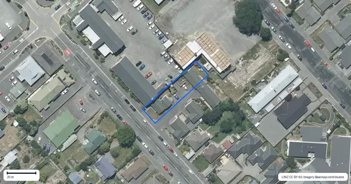 Property context map for 311 Havelock Street, Ashburton