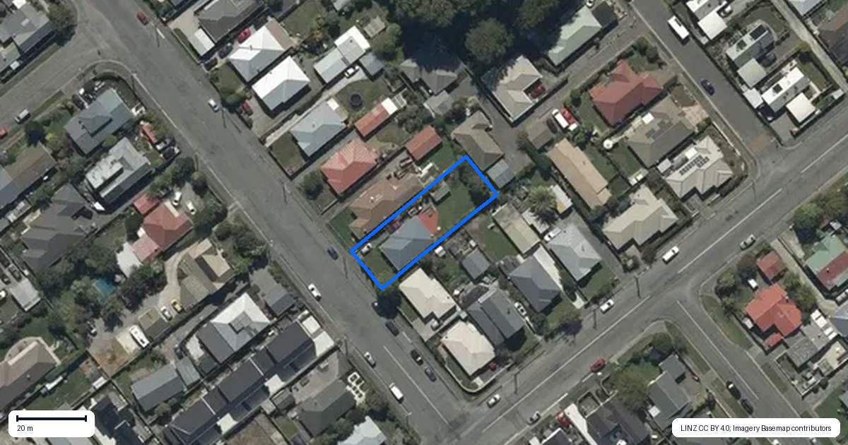 Property context map for 8 Nairn Street, Spreydon, Christchurch