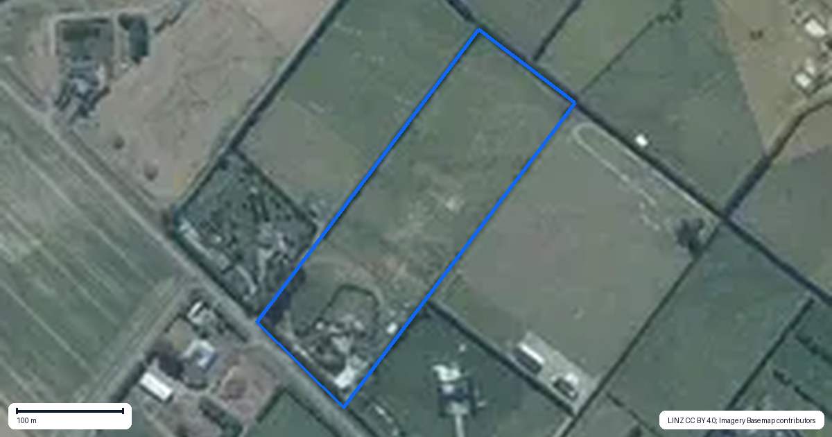 Property context map for 410 Hamptons Road, Prebbleton