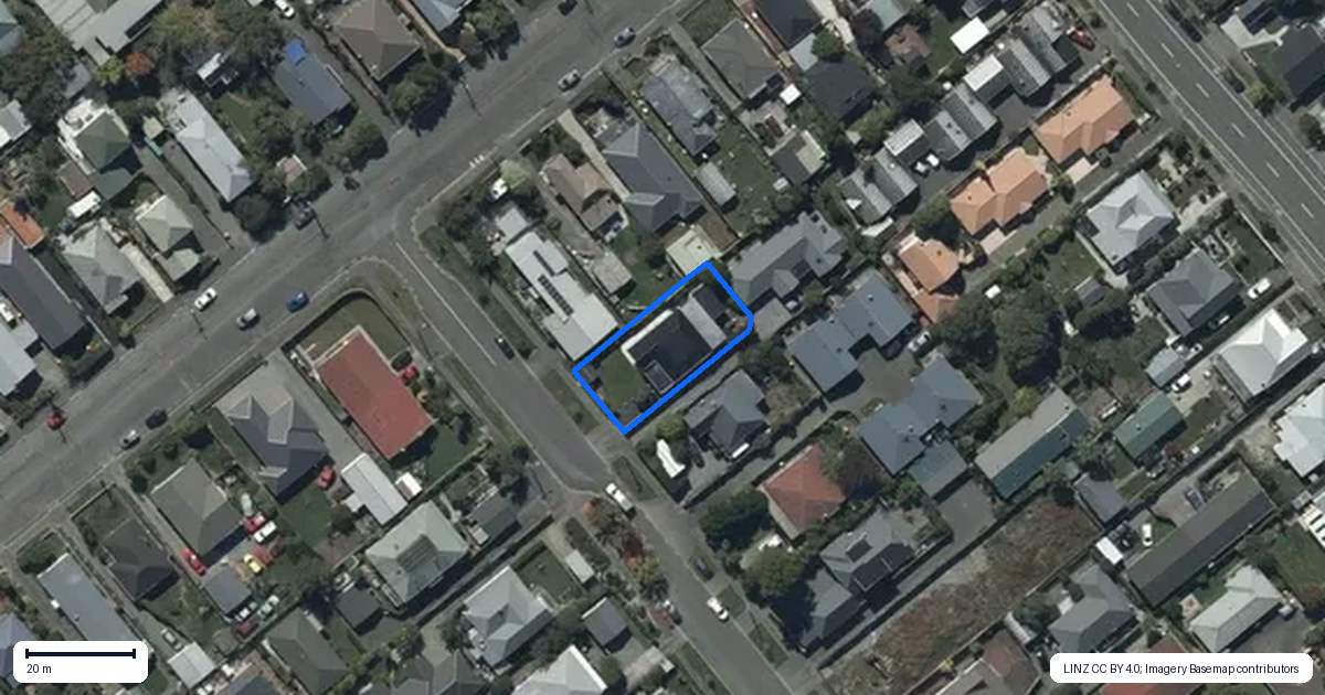 Property context map for 5 Baretta Street, Somerfield, Christchurch