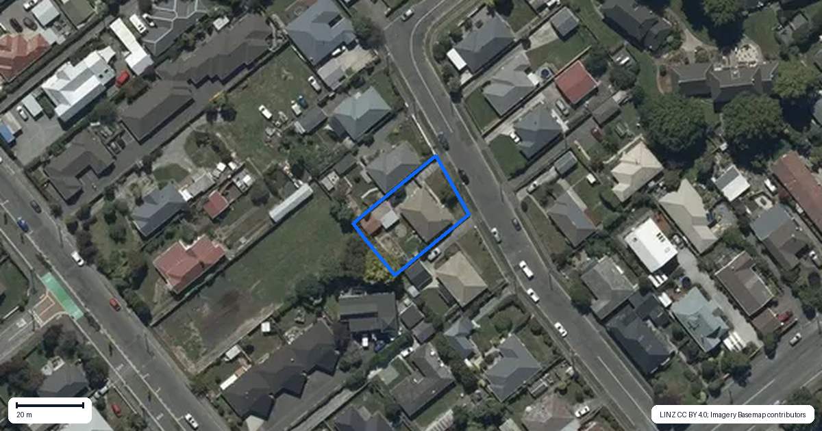 Property context map for 7 Dundee Place, Spreydon, Christchurch