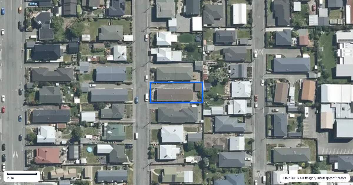 Property context map for 15A Clyde Street, Seaview, Timaru