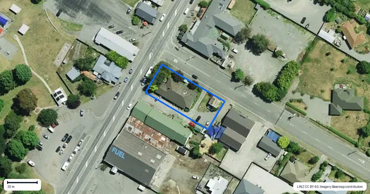 Property context map for 2 Highfield Street, Culverden