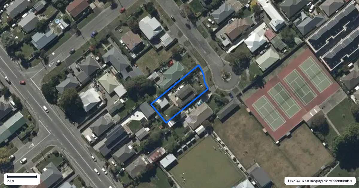 Property context map for 3 Garnett Avenue, Spreydon, Christchurch