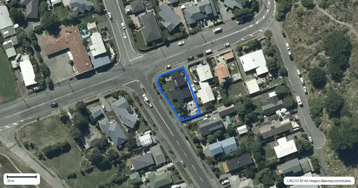 Property context map for 1 Rocking Horse Road, Southshore, Christchurch
